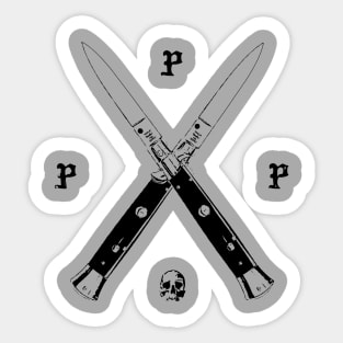 Switchblades (Dark) Sticker